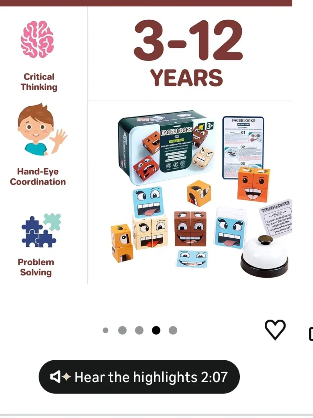 FACEBLOCKS Expression Puzzle Block Game